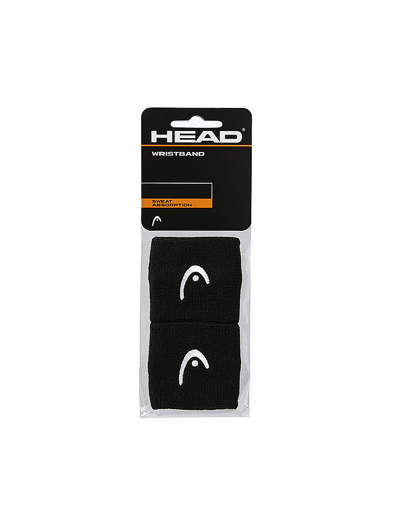 HEAD | Tennis Schweißbänder 2.5" | schwarz