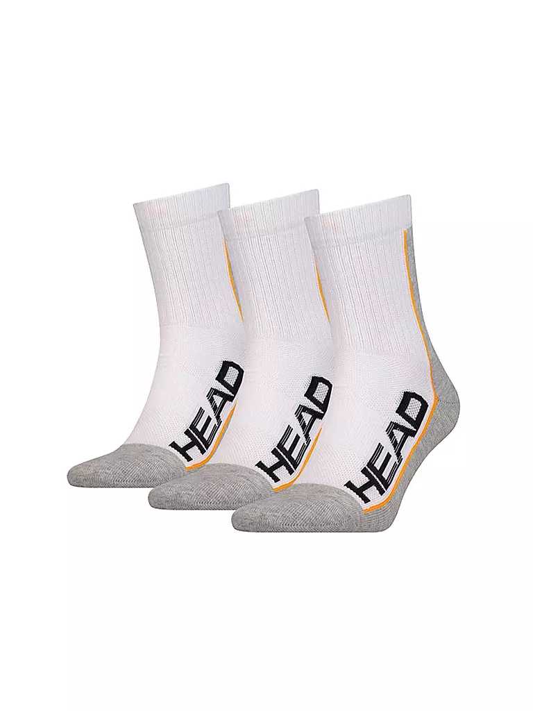 HEAD | Tennissocken Performance Short Crew 3er Pack | weiss