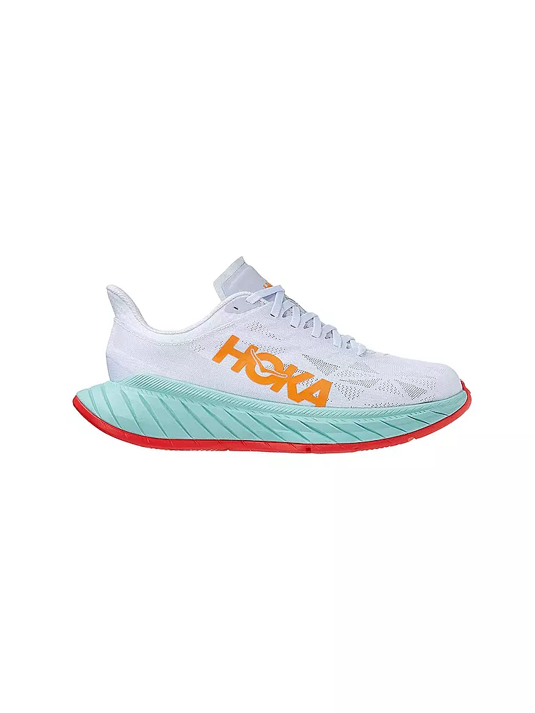 HOKA | Damen Wettkampf Laufschuhe Carbon X 2 | weiss