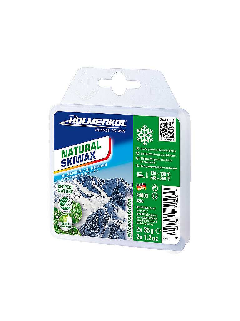 HOLMENKOL Natural Skiwax Bar 1x150g