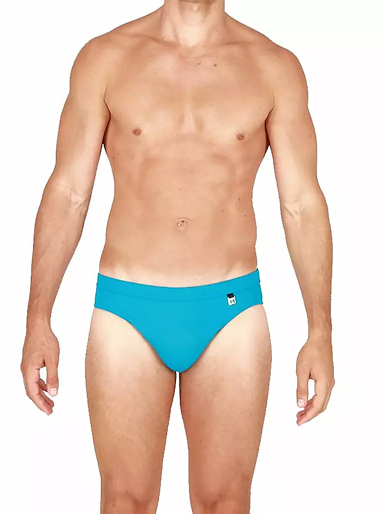 HOM | Herren Badeslip Sea Life Mini | blau