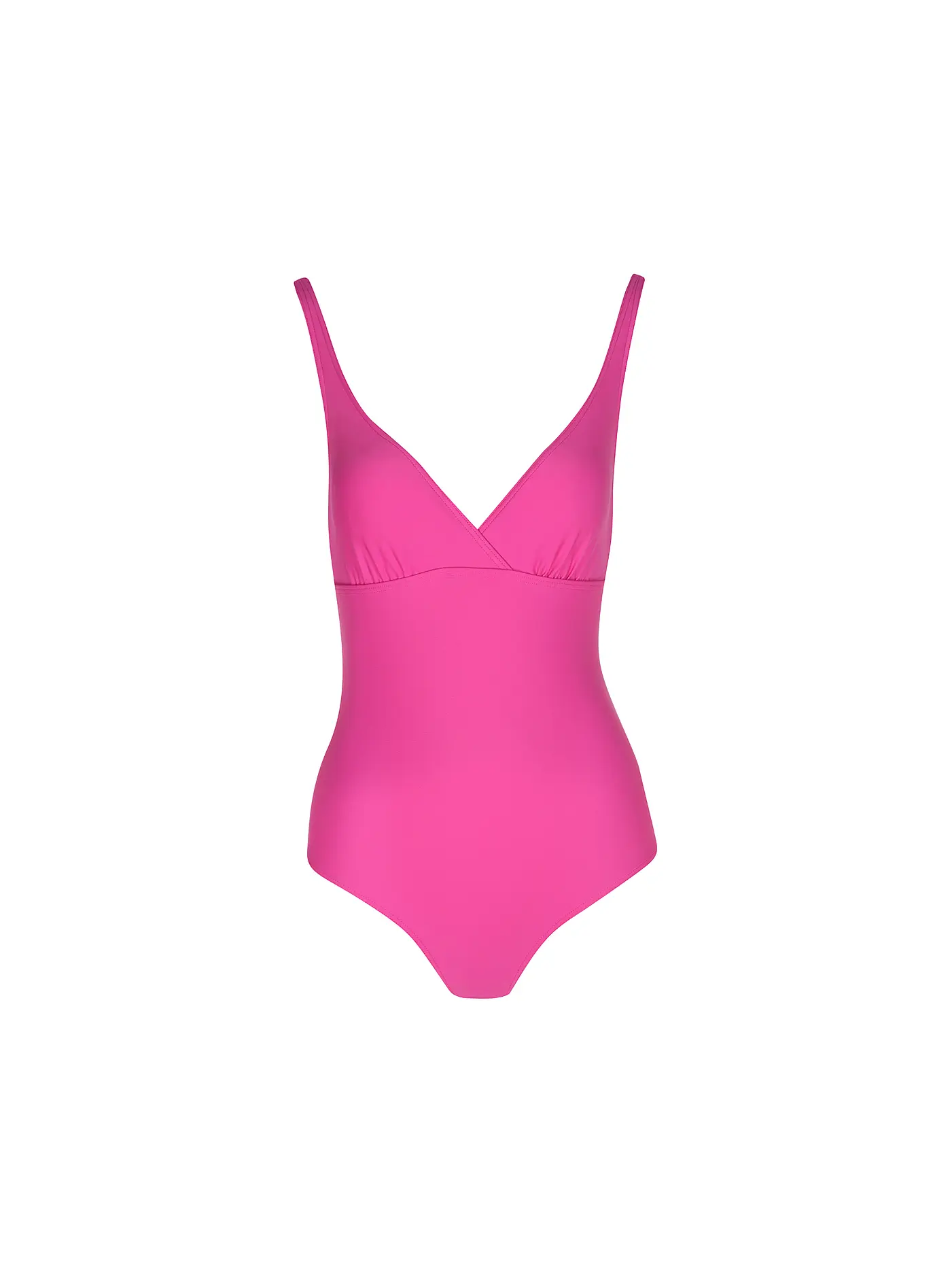 HOT STUFF |  Damen Badeanzug V-Neck | pink