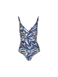 HOT STUFF |  Damen Badeanzug V-Neck | hellgrün