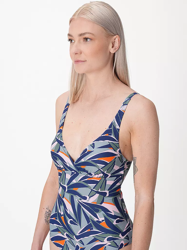 HOT STUFF |  Damen Badeanzug V-Neck | pink