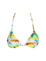 HOT STUFF |  Damen Bikinioberteil Triangel Print | bunt