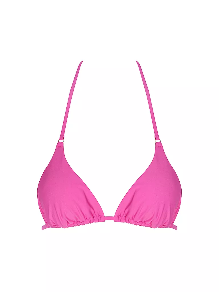 HOT STUFF |  Damen Bikinioberteil Triangel Solid  | pink