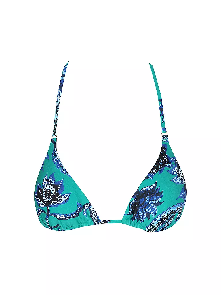 HOT STUFF |  Damen Bikinioberteil Triangel Solid  | dunkelgrün