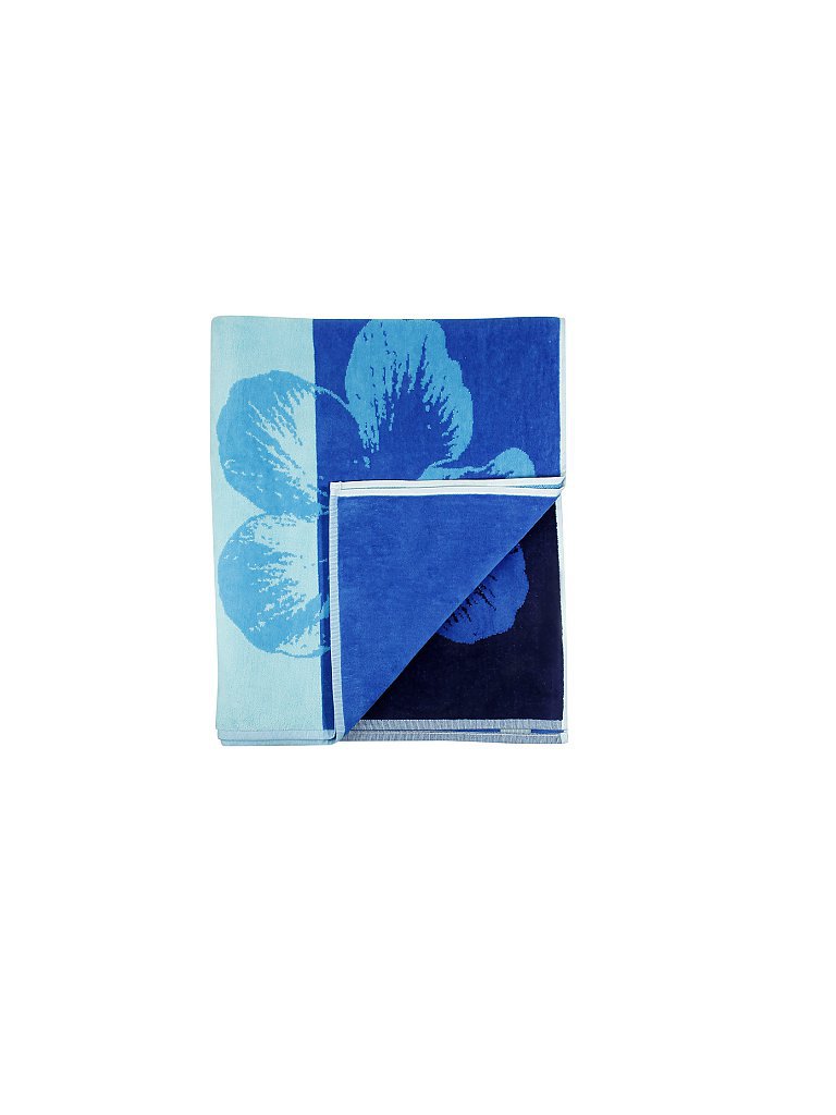 HOT STUFF Badetuch 100 x 180 cm blau