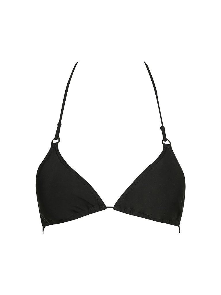 HOT STUFF Damen Triangel-Bikinioberteil Solids schwarz | 34