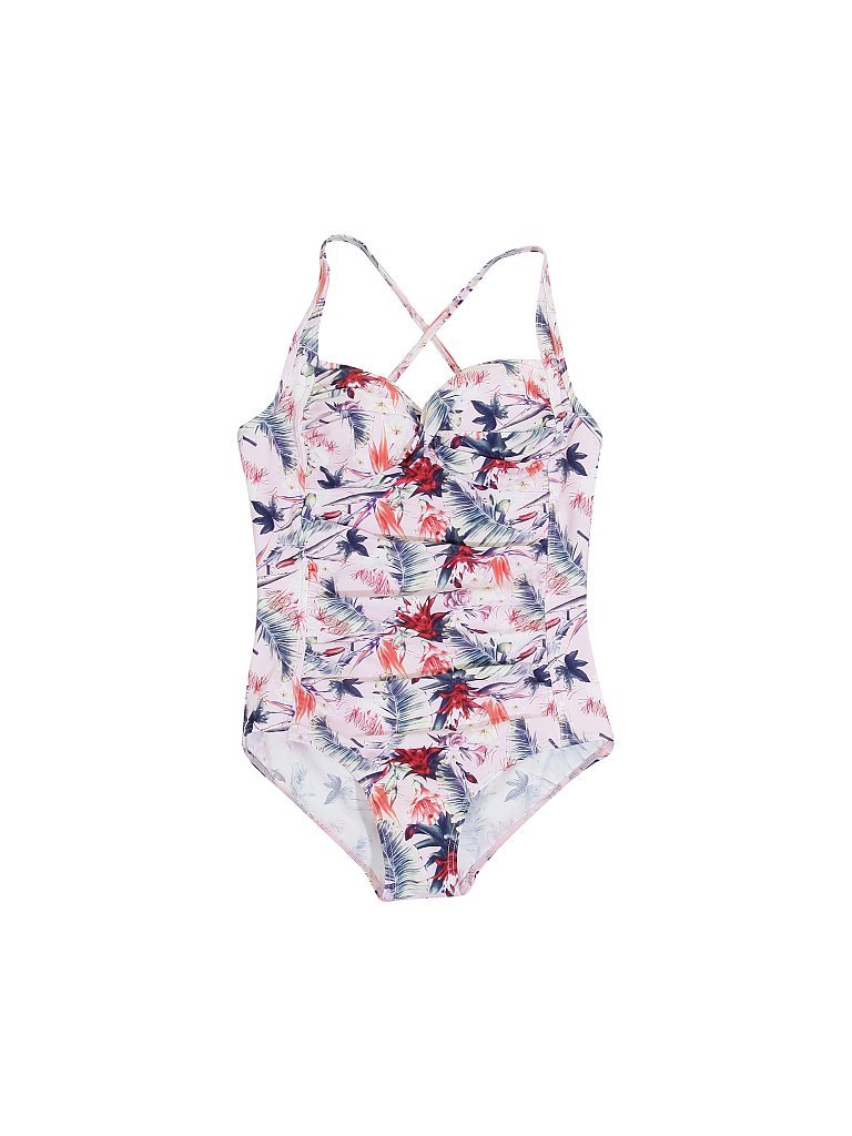 HOT STUFF Damen Badeanzug Parrot Flower bunt | 38
