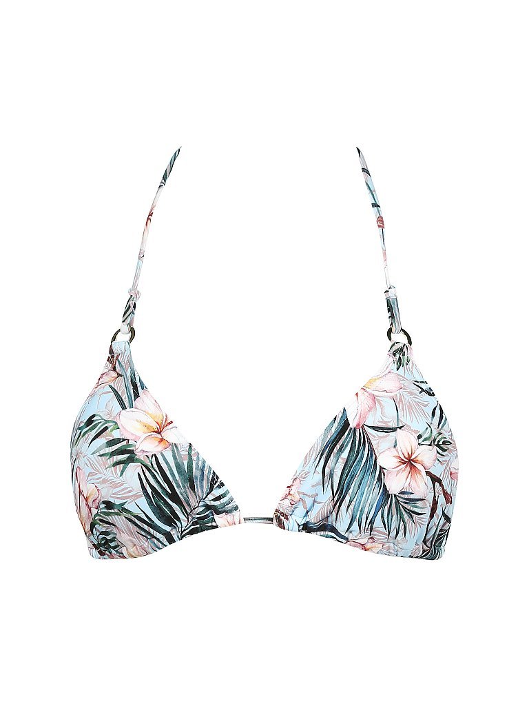 HOT STUFF Damen Triangel-Bikinioberteil Bali Flower bunt | 36