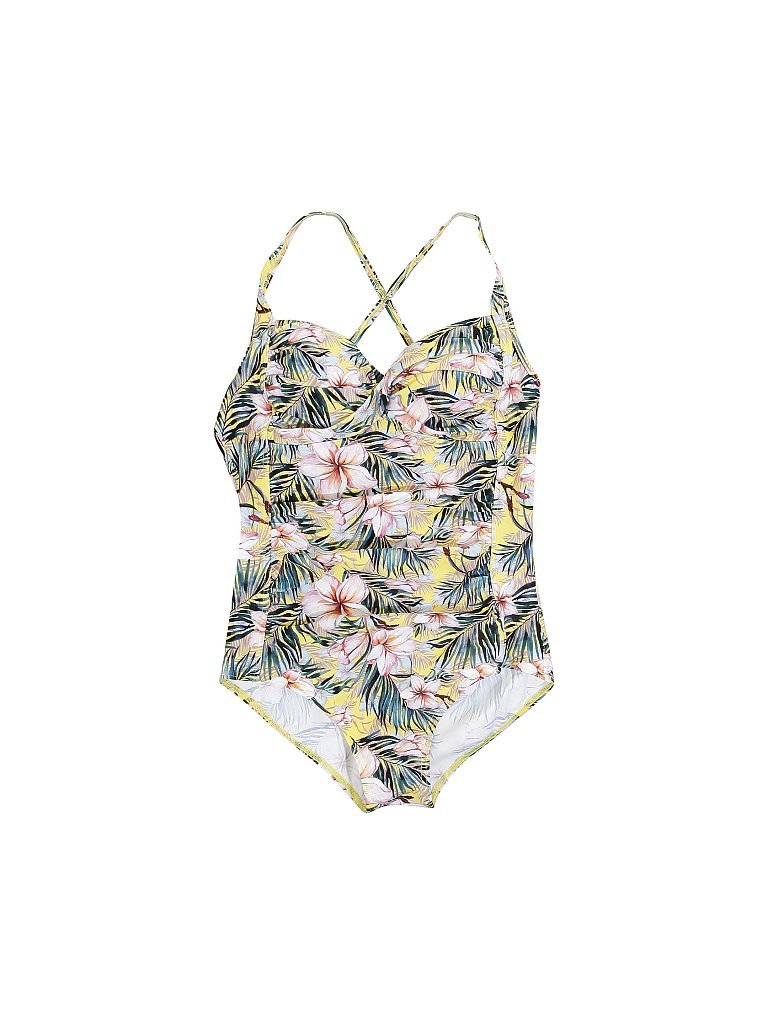 HOT STUFF Damen Badeanzug Sunny Palm bunt | 40