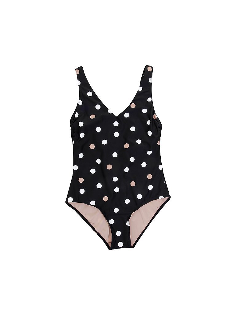 HOT STUFF Damen Badeanzug Dots schwarz | 42