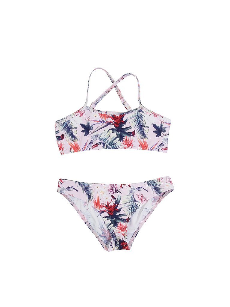 HOT STUFF Mädchen Bustier-Bikini Parrot Flower bunt | 116