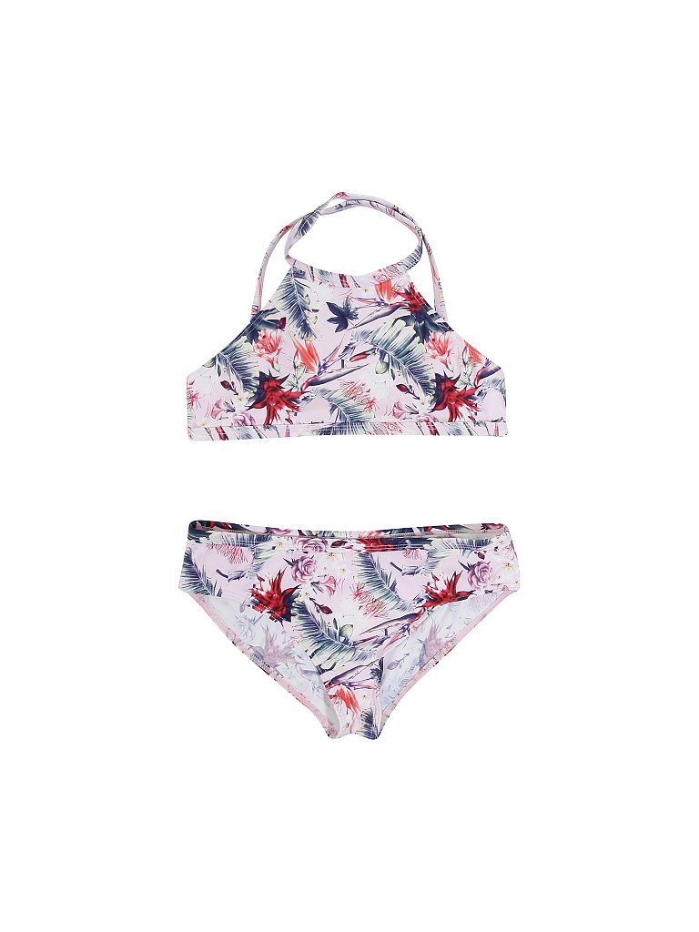 HOT STUFF Mädchen High-Neck Bikini Parrot Flower bunt | 152
