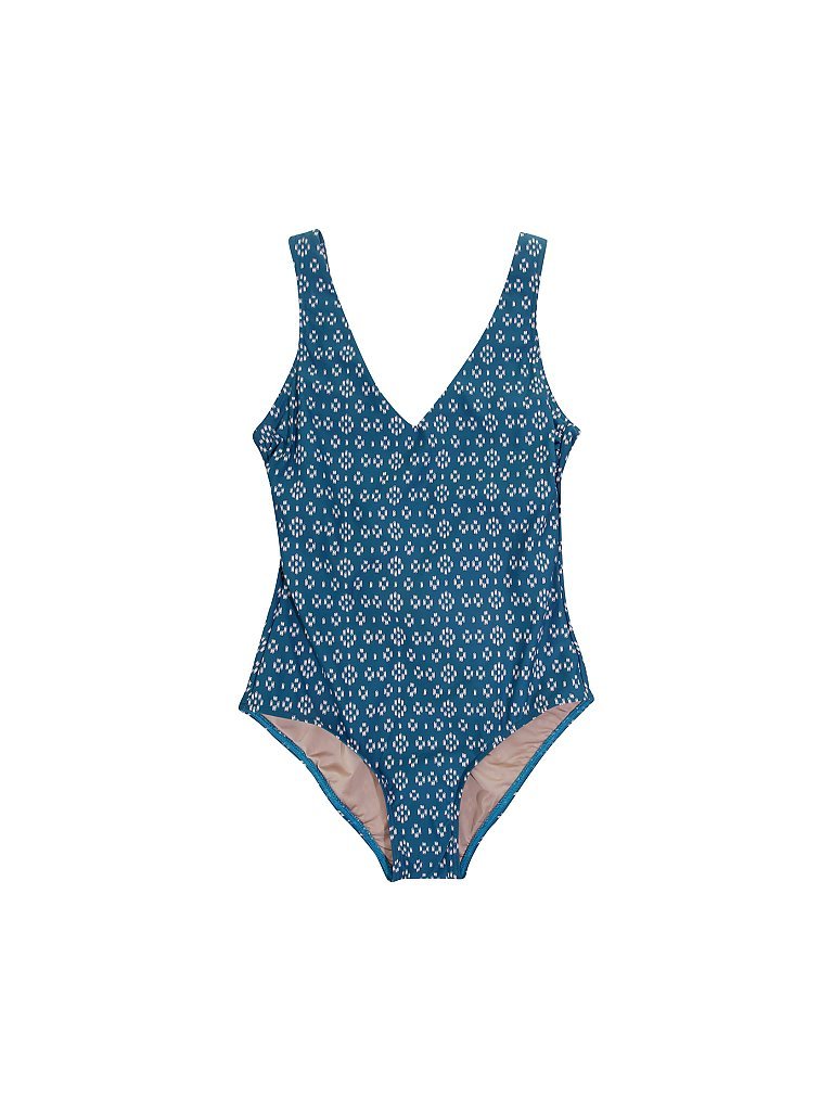 HOT STUFF Damen Badeanzug Ethno blau | 40