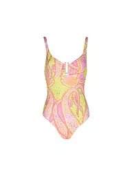 HOT STUFF | Damen Badeanzug mit Spange | gelb