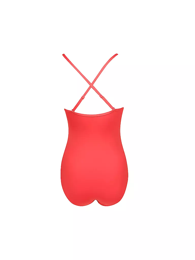 HOT STUFF | Damen Badeanzug Solid | rot