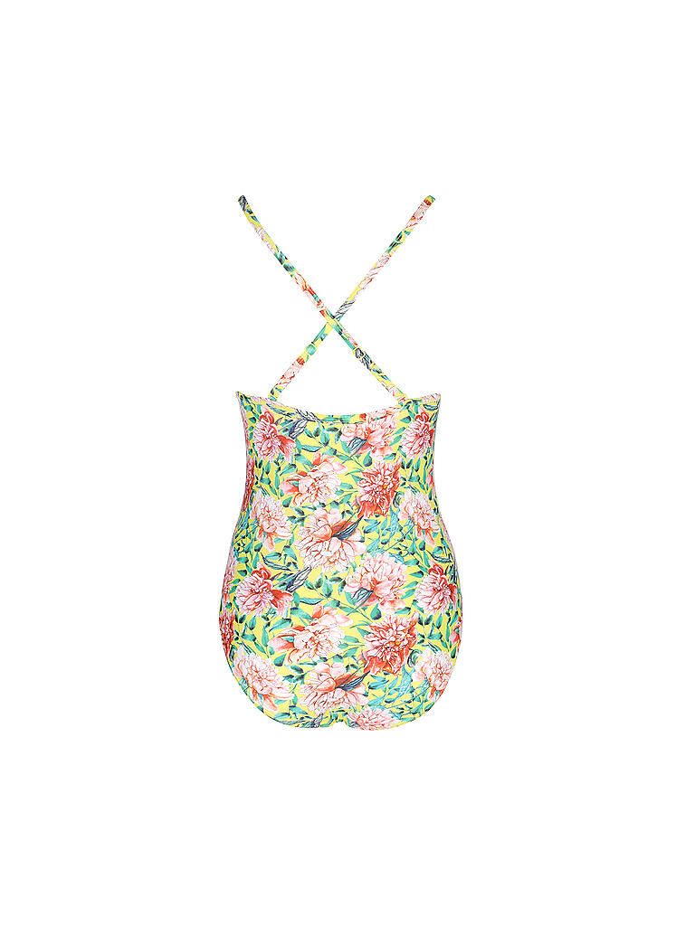 HOT STUFF | Damen Badeanzug Twisted Flower Power | bunt