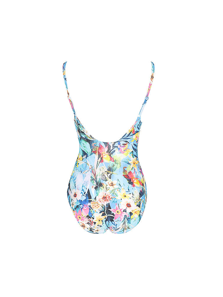 HOT STUFF | Damen Badeanzug V-Neck Multi Flower | bunt