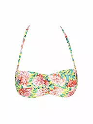 HOT STUFF | Damen Bikini Bandeau Flower Power | bunt