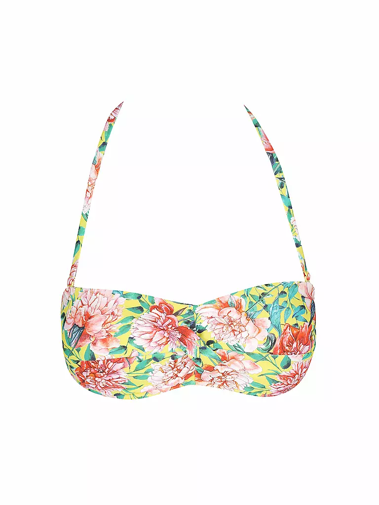 HOT STUFF | Damen Bikini Bandeau Flower Power | bunt