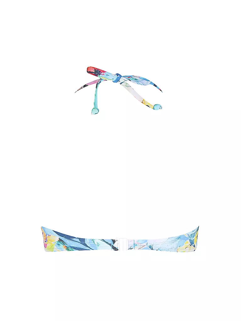 HOT STUFF | Damen Bikini Bandeau Multi Flower | bunt