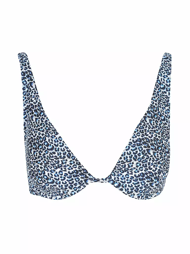 HOT STUFF | Damen Bikini Underwire Blue Leo | blau