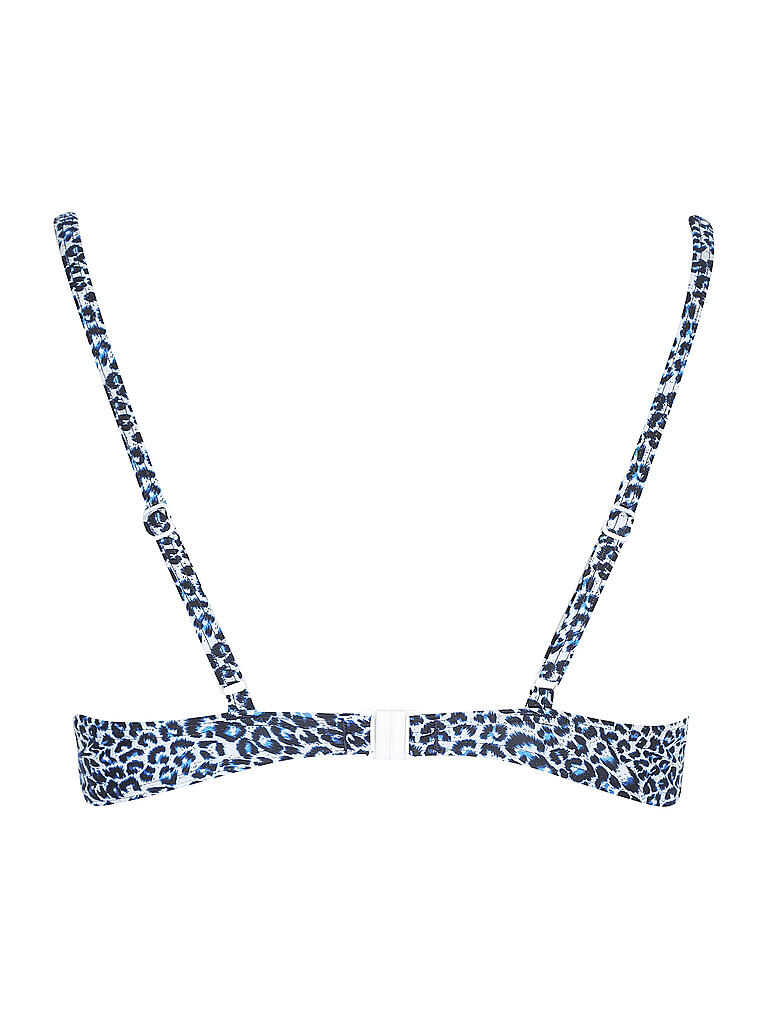 HOT STUFF | Damen Bikini Underwire Blue Leo | blau