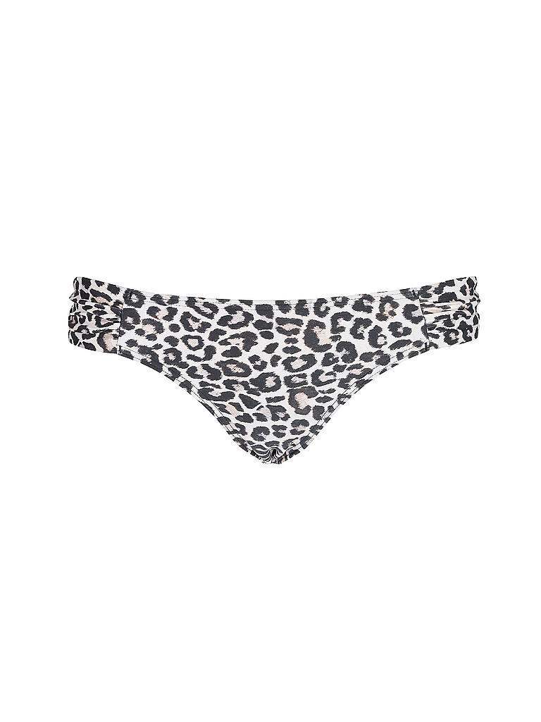 HOT STUFF | Damen Bikinihose Raffung  | braun