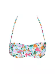 HOT STUFF | Damen Bikinioberteil Bandeau Print | bunt