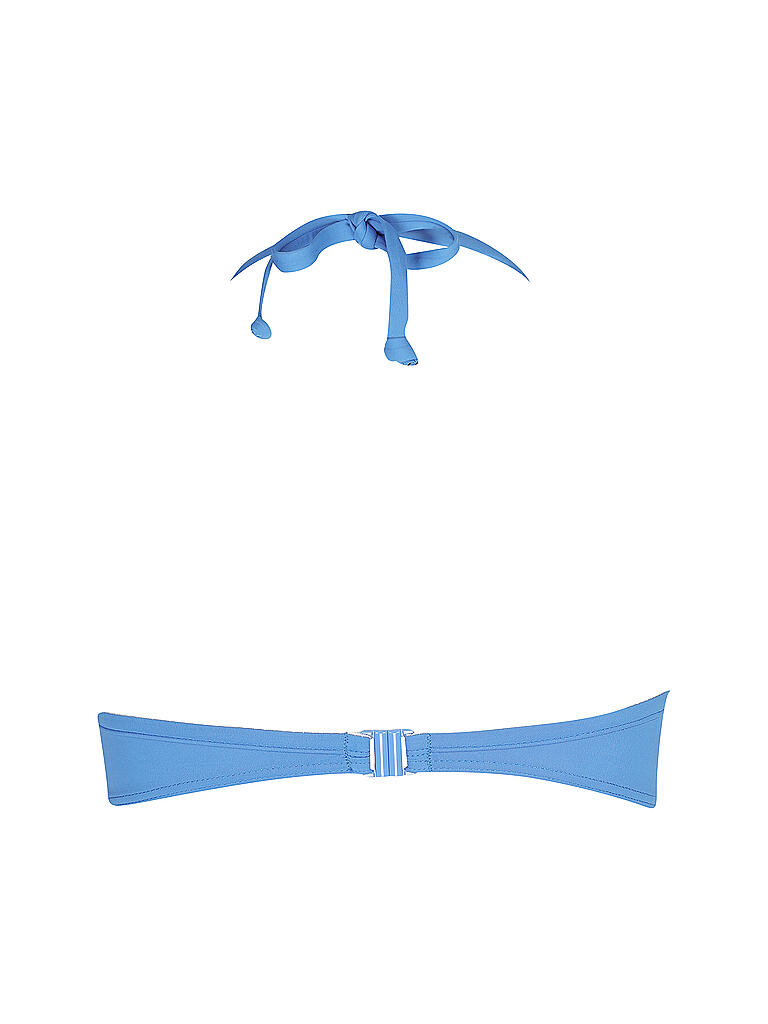 HOT STUFF | Damen Bikinioberteil Bandeau Solids | blau