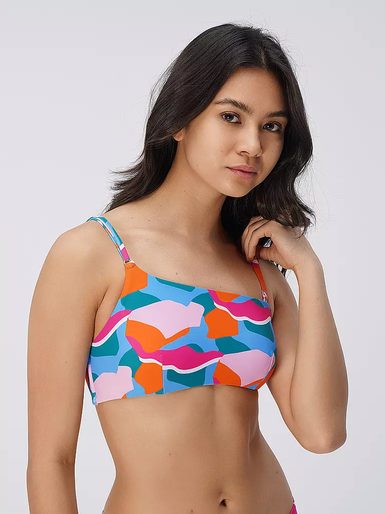 HOT STUFF | Damen Bikinioberteil One Shoulder | bunt