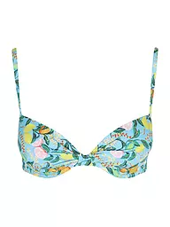 HOT STUFF | Damen Bikinioberteil Push up  | hellblau
