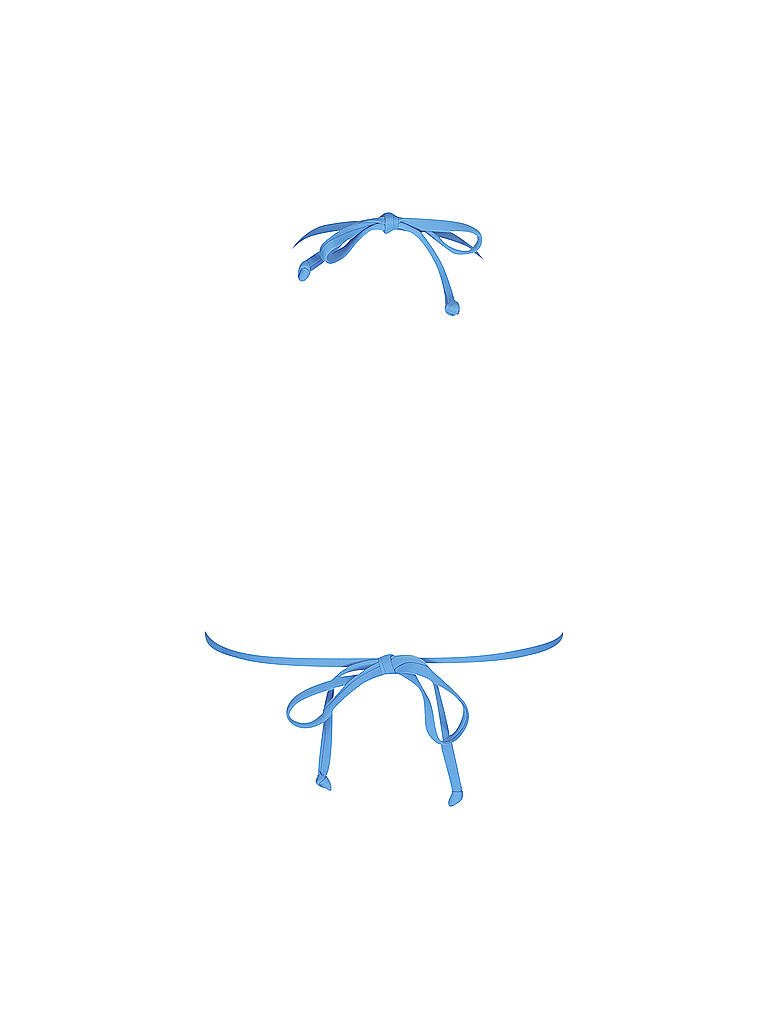 HOT STUFF | Damen Bikinioberteil Triangel Solid | blau