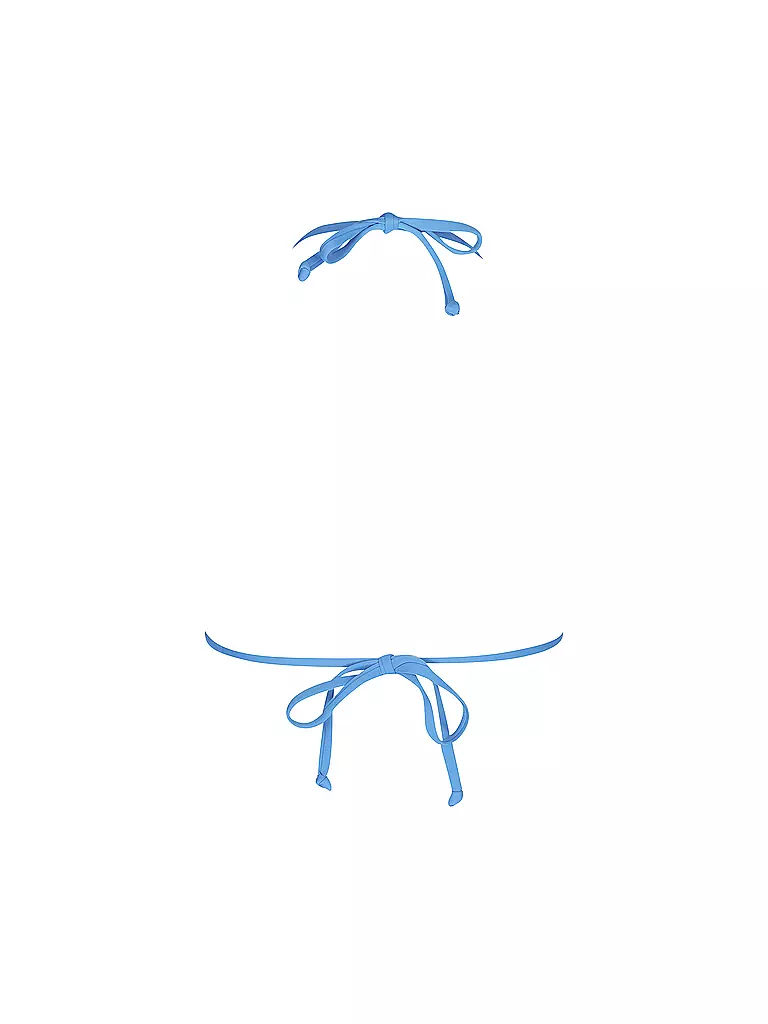 HOT STUFF | Damen Bikinioberteil Triangel Solid | blau