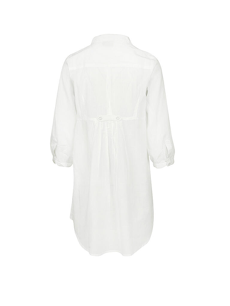 HOT STUFF | Damen Hemdblusenkleid | weiss