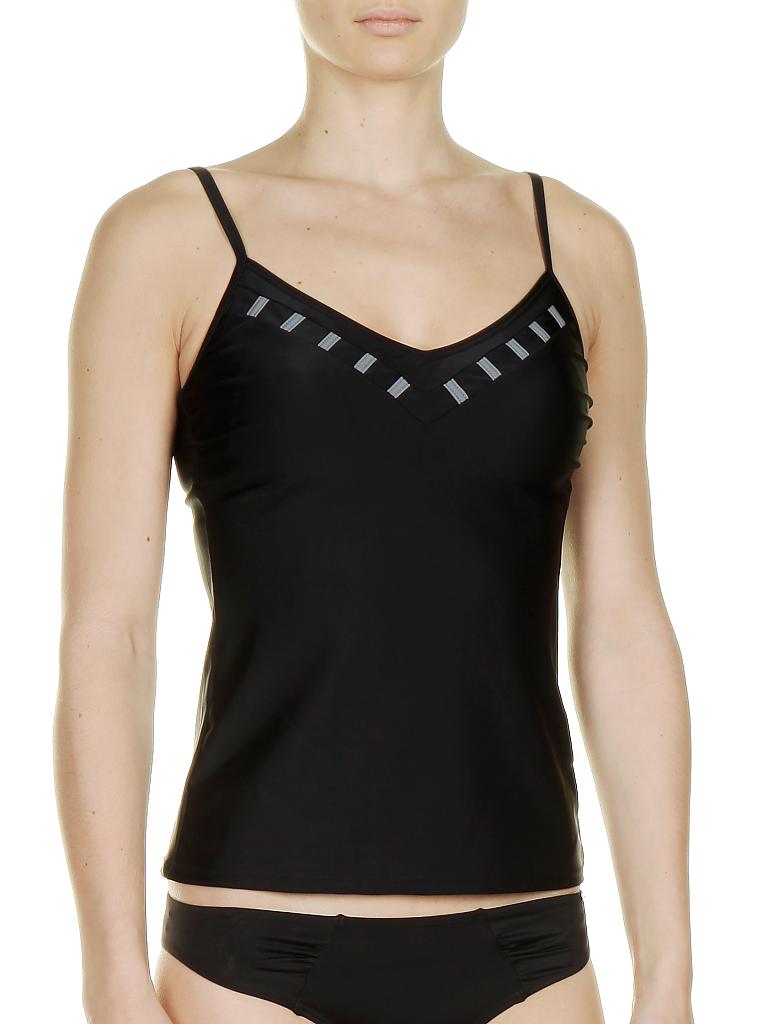 HOT STUFF Damen TankiniOberteil Basic schwarz 36