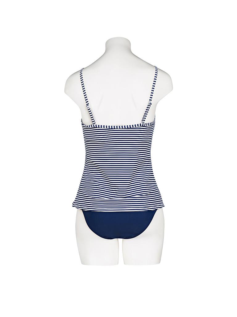 HOT STUFF | Damen Tankini-Top Stripes | blau