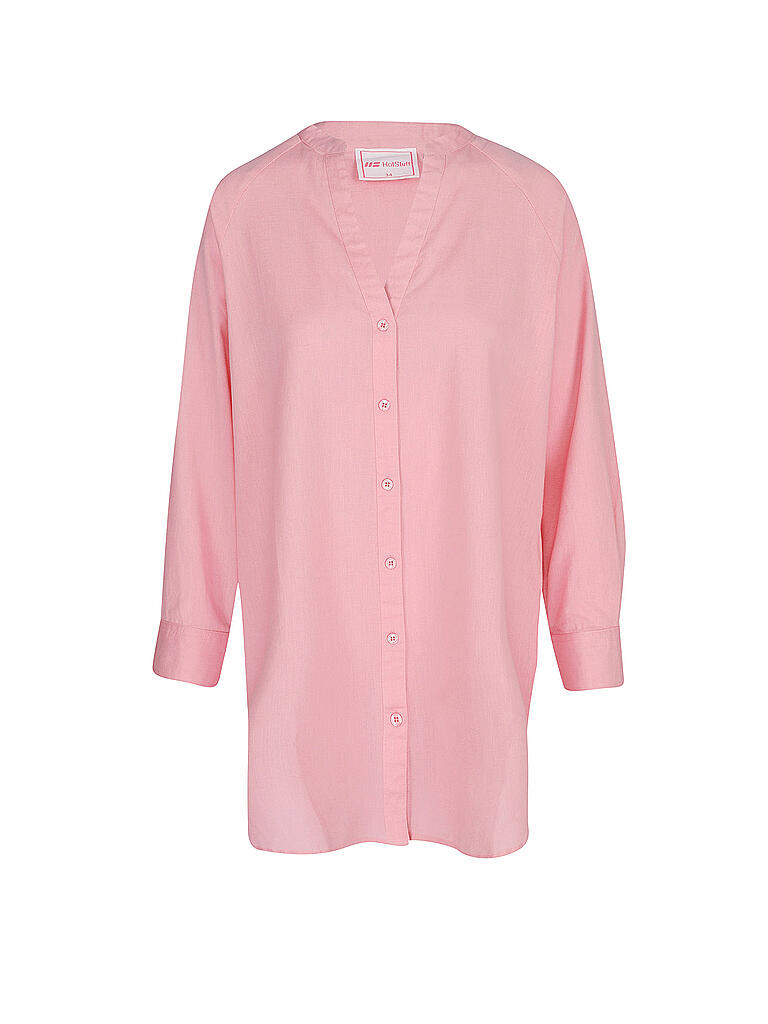 HOT STUFF | Damen Tunika V-Neck | rosa