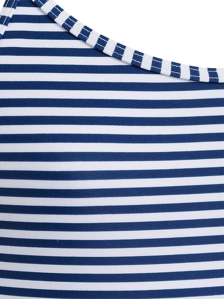 HOT STUFF | Mädchen Badeanzug Stripes | blau