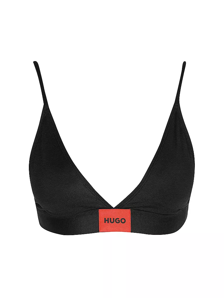 HUGO | Damen Bikinioberteil Red Label | schwarz
