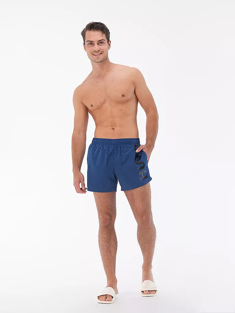 HUGO | Herren Badeshort  | dunkelblau