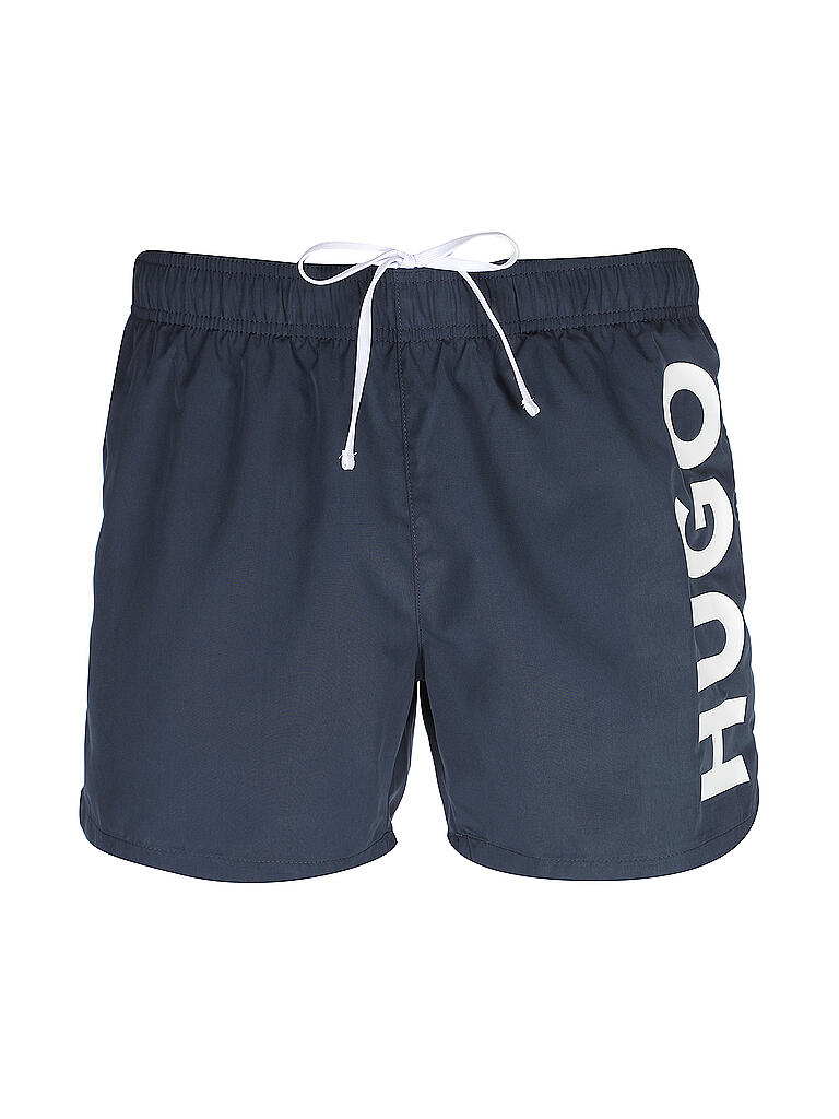 HUGO Herren Badehose Abas – Elastischer Bund, Seitliche Taschen, Atmungsaktives Material