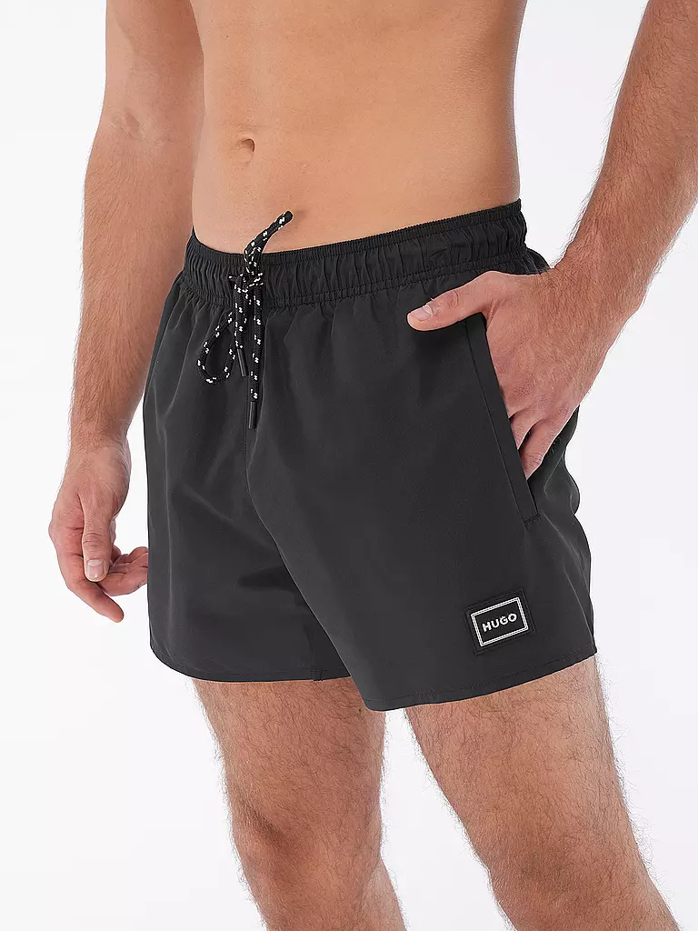 HUGO | Herren Badeshort Dodo | schwarz