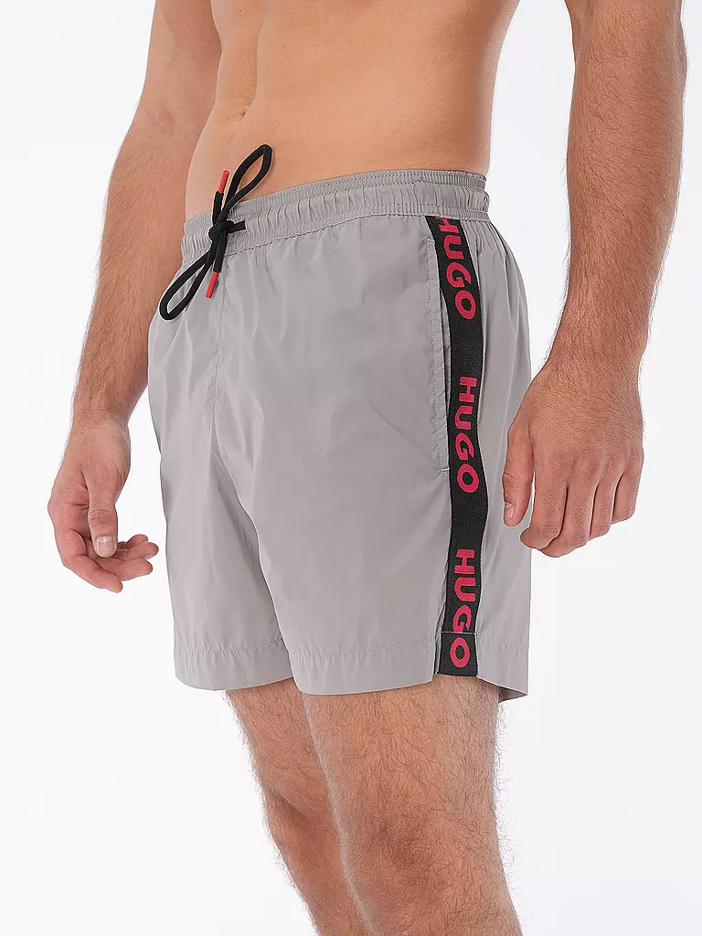 HUGO | Herren Badeshort Fab | grau