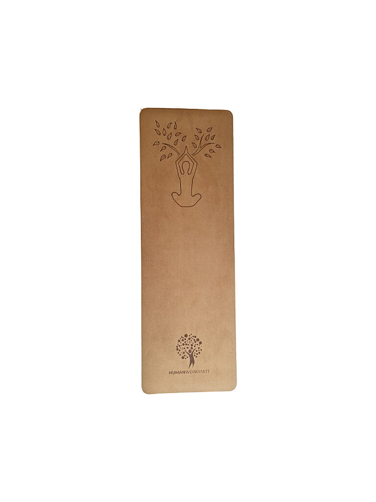 HUMANWERKSTATT Yogamatte Kork Soft hellbraun — Bild 2