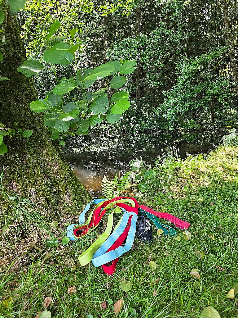 HUMANWERKSTATT | Trainingsband Einfach Textil | hellblau