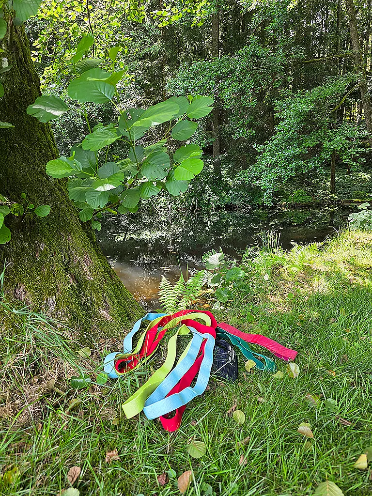 HUMANWERKSTATT | Trainingsband Schwer Textil | rot