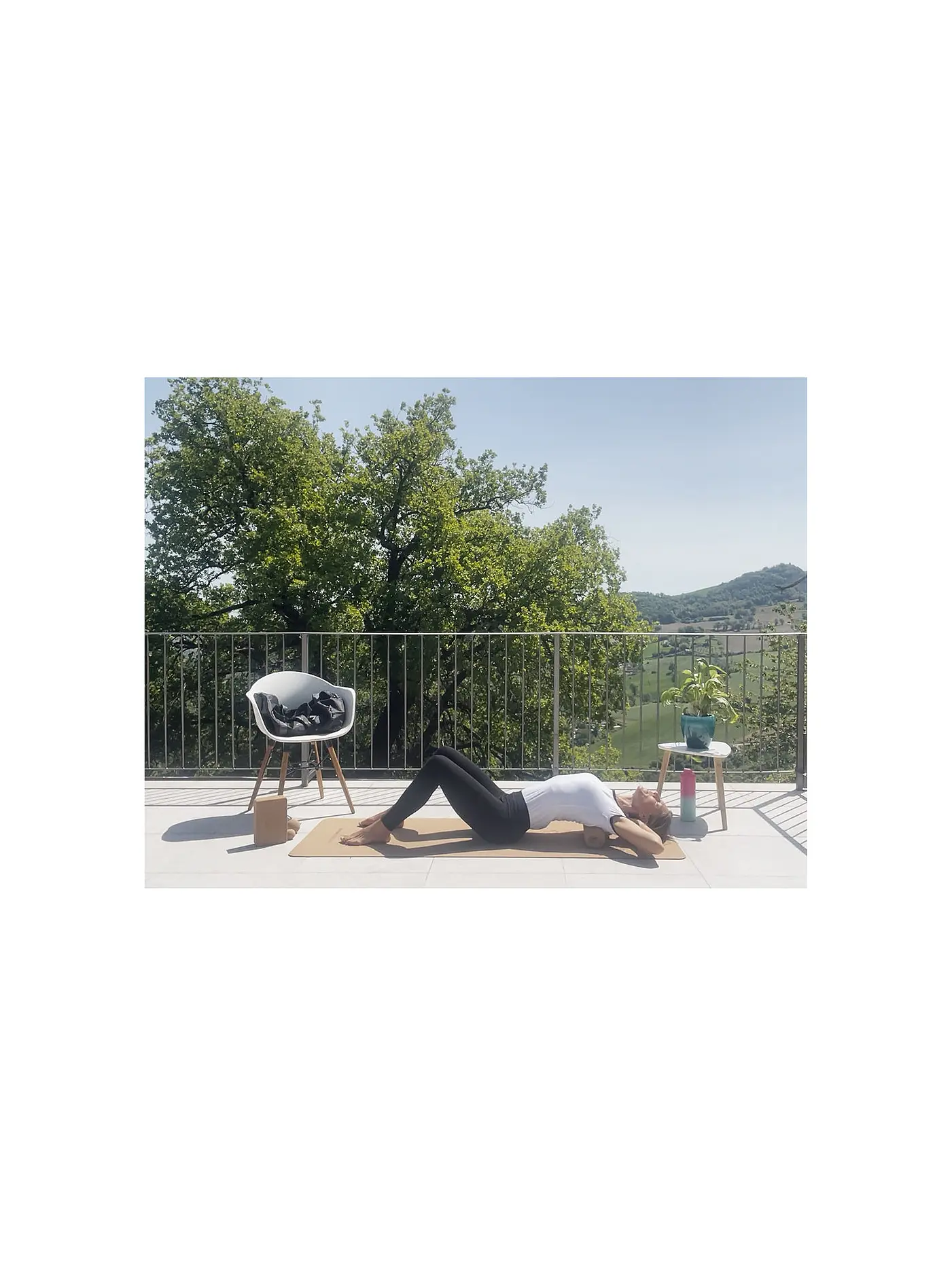 HUMANWERKSTATT | Yogamatte Kork Soft | hellbraun